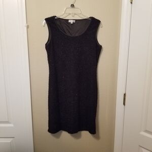 Olsenboye Black Sparkle Mini Dress